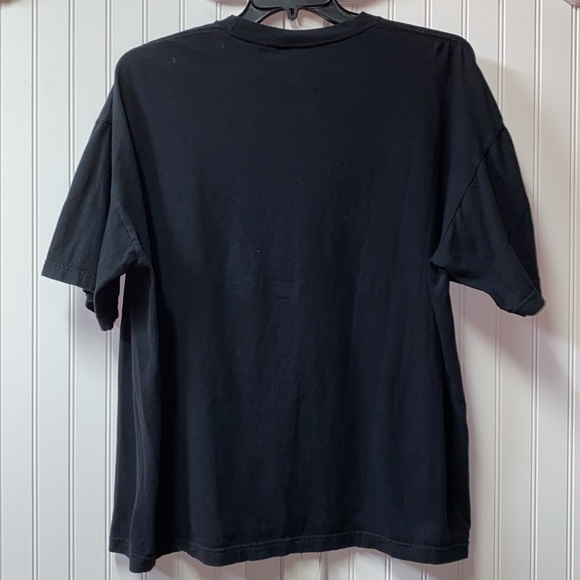 90s Thunder Black Cat Shirt XXL Vintage Goth - Picture 4 of 5
